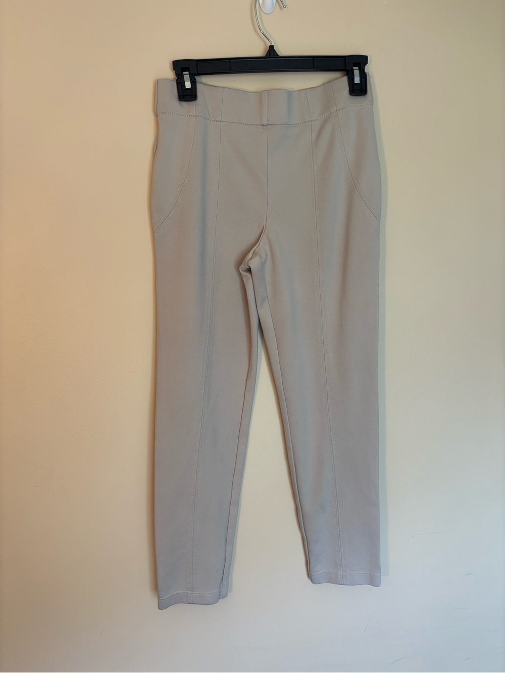 Jones New York Slim Ponte Pants in Light Beige - Picture 2 of 7